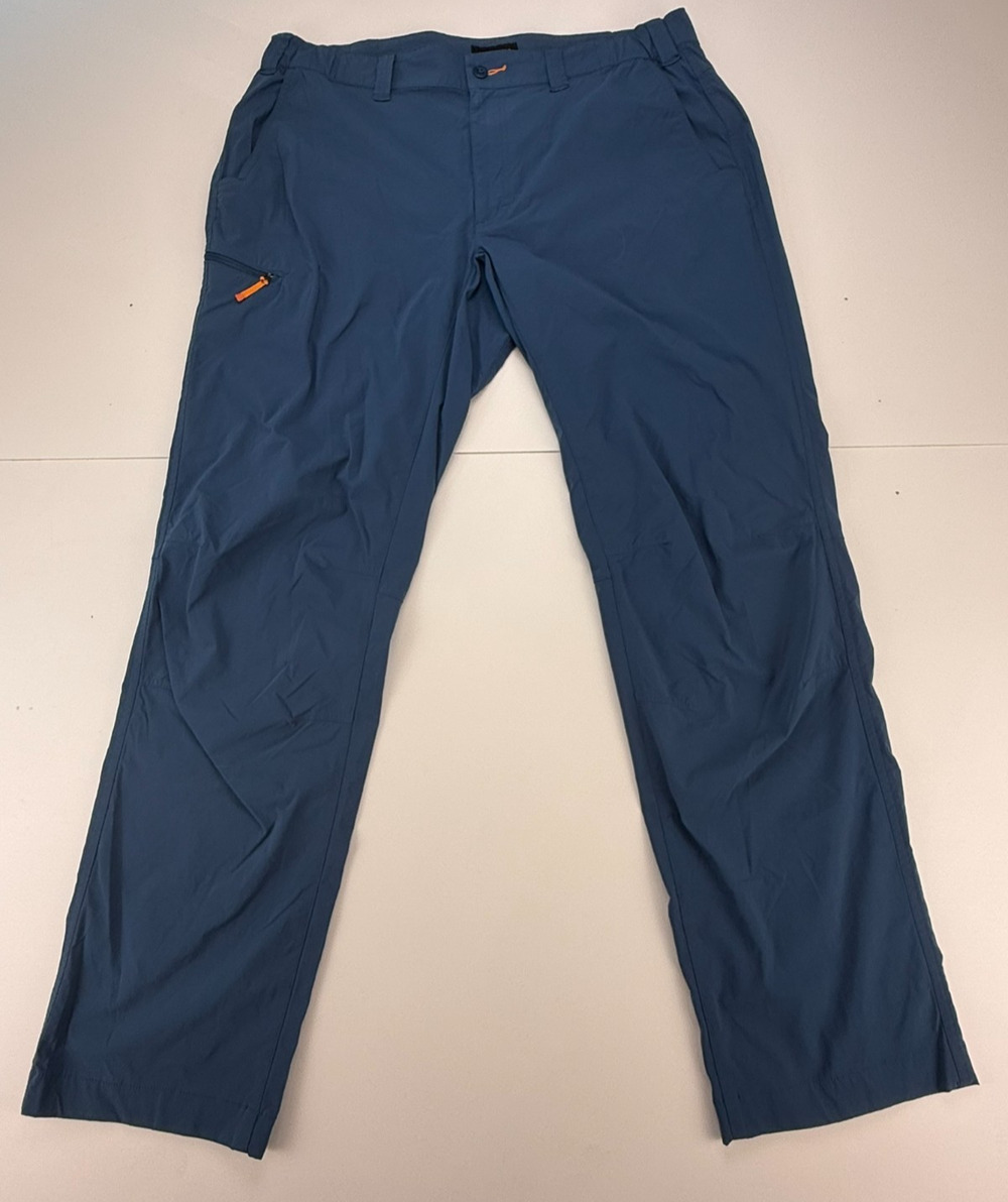 Orvis Jackson Stretch Quick Dry Tech Pants Mens Large L 32 Blue Hiking Outdoor